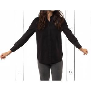 NEW THIRTEEN SEVEN trapezoid shirt in galaxy black